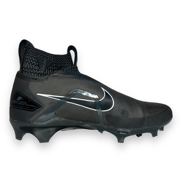 Nike Alpha Menace Elite 3 Flyknit Football Cleat Black White CT6648-010 Size 8 - Picture 4 of 10